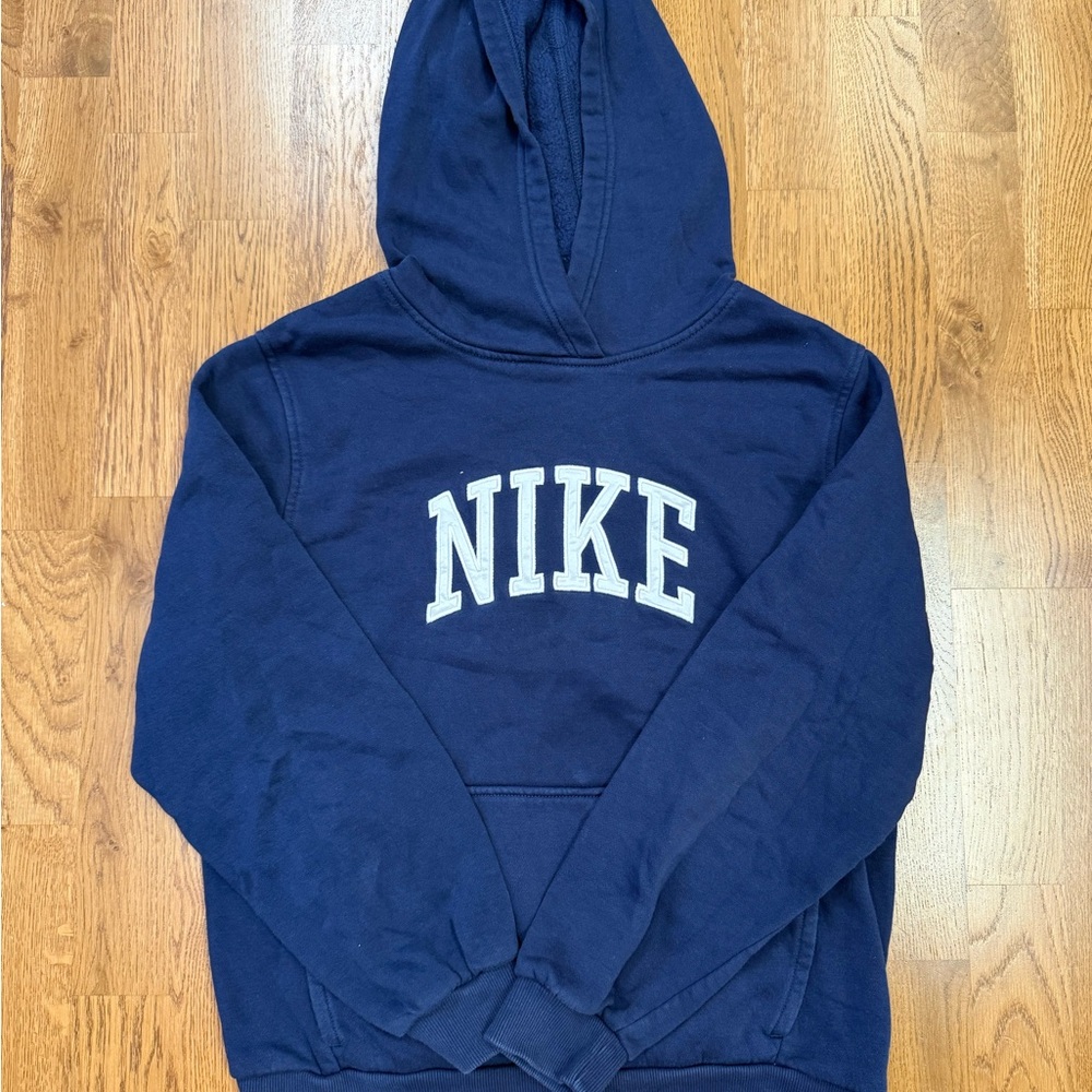 Nike Men's Dark Blue Hoodie